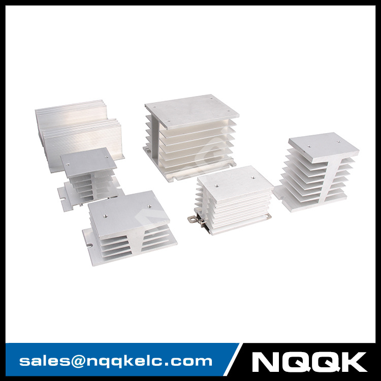 D-74 aluminum heat sink / heatsink heat sink with DIN Rail Mounted