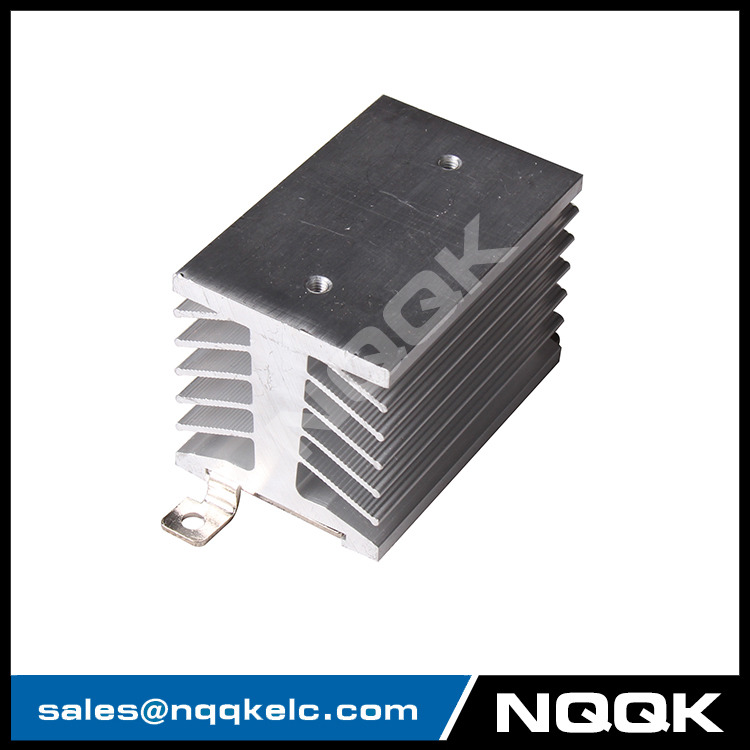 D-74 aluminum heat sink / heatsink heat sink with DIN Rail Mounted