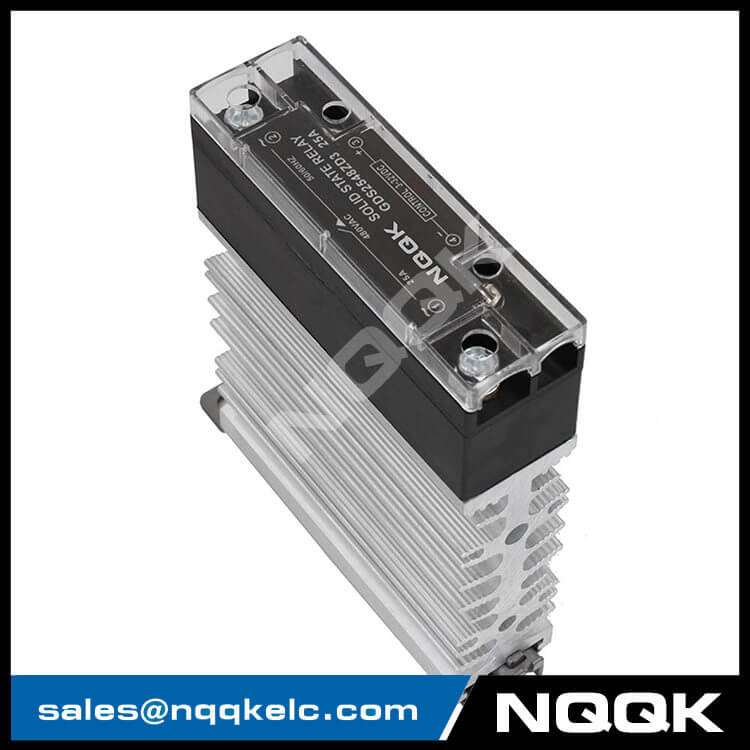 Slim size 10A 15A 25A 40A Zero cross or random turn on SSR Solid State Relay with heat sink