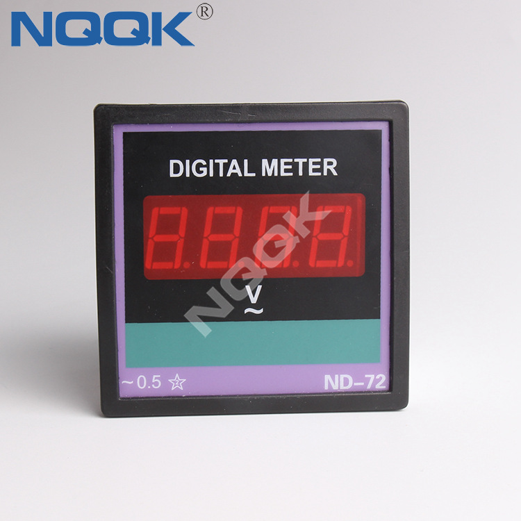 72mm Led Digital Voltage Meter Voltmeter