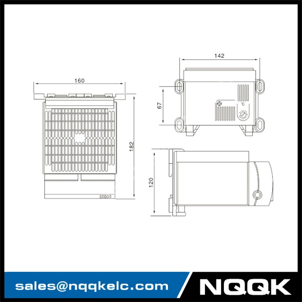 CS 130 950W, 1200W Compact High-performance Fan Heater