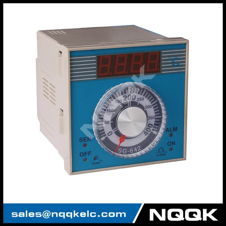 SG-642 96mm K J Pt100 Sensor Adjustion Digital Industrial Temperature Controller