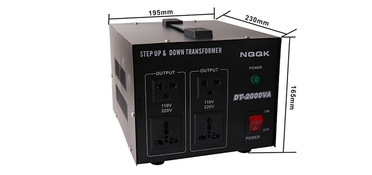 2000W 110v To 220v Step Up Down Voltage Converter 2000va Voltage Transformer