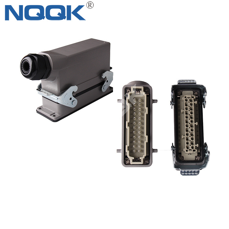 HE Series 24 Poles of Connector Heavy Duty Power Connector (With 1 Levers)