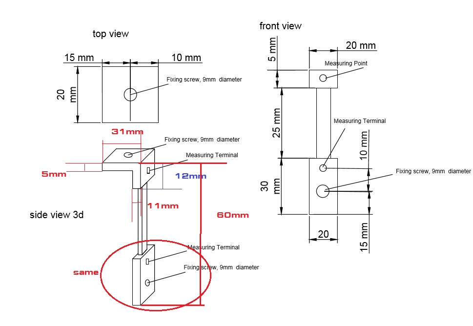 FL RS custom made 150A 100mV Russia type DC current Manganin shunt resistor for Welding machine