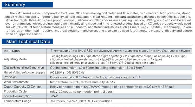 XMTE-2301 2302 thermocouple RTD voltage resistance current silicon time adjusting Industrial digital Temperature Controller