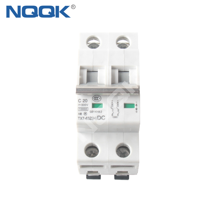 TX7-63Z(H)DC C20 500V DC Miniature Circuit Breaker