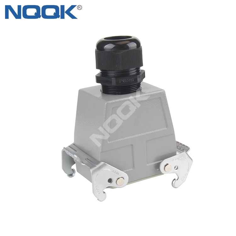 HA-032-M H32A-TGB-PG29 32 pin Screw terminal Inserts surface mouned heavy duty sockets connector with 2levers